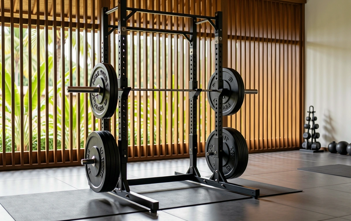 Professional strength training environment in Bali